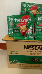 เนสกาแฟ 3in1 เบลนด์แอนด์บรู เอสเปรสโซ โรสต์ 17.1 กรัม x 27ซอง