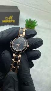 Jam Tangan Wanita Import mirete type 295 Analog Rantai Keramik Mewah Elegan Free Batrai Cadangan Ready Stok / PROMO MURAH Jam Tangan Wanita Mirete Import Analog Rantai Keramik Mewah Elegan Santai Bisnis Free Box