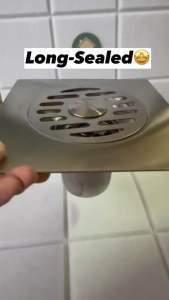 15CM X 15CM Stainless Steel Heavy Duty Square Sealed Floor Drain Grating