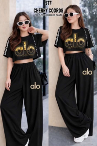 WIDELEG TERNO CROPTOP FIT S-MEDIUM FRAME STRETCH UP TO LARGE FRAME WITH POCKET
