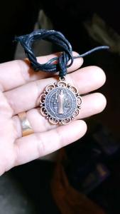 MIRACULOUS MEDAL OF ST. BENEDICT FOR PROTECTION BRONZE