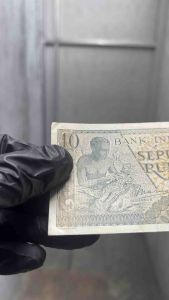 Uang Kertas 10 Rupiah 1963 Seri Pekerja Koleksi Kuno