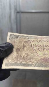 Uang Kertas 500 Rupiah 1958 Seri Pekerja Koleksi Kuno
