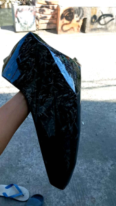 spakbor depan vario 125 150 led old karbon forget