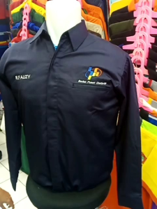 KEMEJA BADAN PUSAT STATISTIK|BAJU BADAN PUSAT STATISTIK|SERAGAM BADAN PUSAT STATISTIK BORDIR FREE NAMA