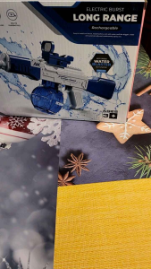 ปืนฉีดน้ำไฟฟ้า+usb+อุปกรณ์ กล่องยาว37.5 พร้อมส่ง กทม