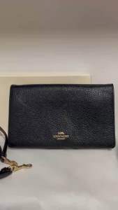 Preloved Authentic Ann foldover crossbody bag with box