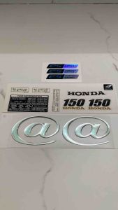 Bộ tem honda a còng 150 CC hàng nhập Thái Lan chất lượng cao dành riêng cho dòng xe này tem chữ nổi hàng mới 100% giá cả cực tốt bán lẻ như bán sỉ
