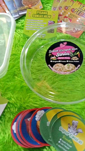 CETAK STIKER LOGO JUALAN NAMA SENDIRI & STICKER CROMO GLOSSY CUSTOM