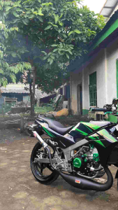 Knalpot NHK Original Ninja R RR SS ZX Chamber Press Black Suara Lebih Garing