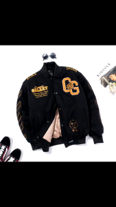 Varsity Jacket Oversize COSMIC WARNA HITAM
