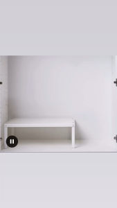 VARIERA วาเรียร่า ชั้นวางเสริม สไลด์ความยาวได้ สีขาว ขนาด 46x29x16 ซม. ชั้นวาง ชั้นวางเสิรมในตู้ ชั้นวางในห้องครัว ชุดเสริมในครัว ชั้นวางแก้ว ถ้วย