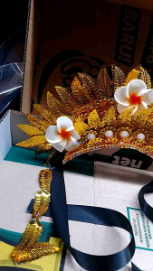 Mahkota Sunting Bali Bunga Jepun Bisa Adat Padang