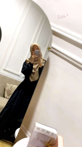 Larissa Homedress Polos Tangan Karet Rayon Premium Termurah