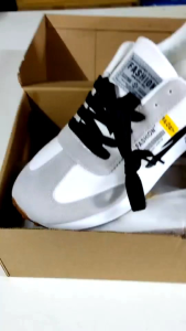 Pinkstoreส่งทันใจ! รองเท้าผ้าใบ พื้นยาง รุ่น F303 รองเท้าผ้าใบแฟชั่น ทรงสปอรืต สวยตาแตก