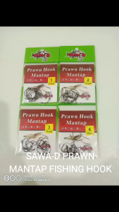 SAWA-D PRAWN MANTAP FISHING HOOK
