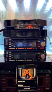 Máy phát nhạc bluetooth Sony DCX- 8809.Aux. usb.cad sd.radio.