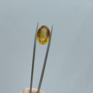 C1065- ĐÁ CITRINE THẠCH ANH VÀNG THIÊN NHIÊN GIÁC OVAN