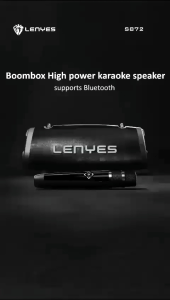 MM - speaker lenyes S872 160W Outdoor KTV wireless speaker + Microphone karoke bluetooth 5.3