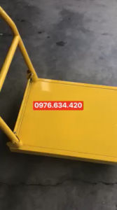 Xe đẩy hàng xe kéo hàng 4 bánh gấp gọn tải trọng 300kg -500kg mặt sàn phẳng