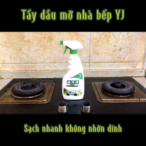 Chai Xịt Tẩy Dầu Mỡ Nhà Bếp YJ Làm Sạch Vết Dầu Mỡ Bếp Gas Hút Mùi... Nhanh Chóng Không Cần Tháo Mùi Chanh Thơm Mát