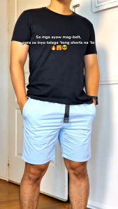 URBAN PIPE SHORTS WITH  ADJUSTBALE STRAP GARTERIZED