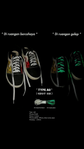 ORIGINAL Shoelaces/tali sepatu katakana series by daad.co \" Type AO \"