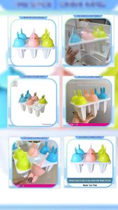 Khuôn làm kem 6 que nhựa VIỆT NHẬT cho bé