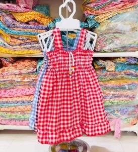 ชุดกระโปรงเด็ก (รหัสFAA37) ลายสก๊อส งานพร้อมส่ง เหมาะสำหรับเด็ก 6-24เดือน หรือ 7-11 กิโล ใส่สวย น่ารักมากค่ะ