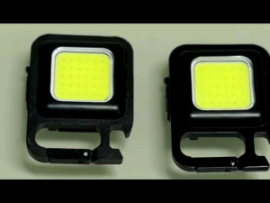 Senter Mini COB LED Light Gantungan Kunci Tas Senter Camping