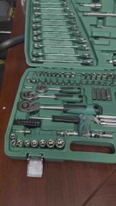 Bộ hộp dụng cụ cở lê khẩu tuýp tay vặn 121 chi tiết- cao cấp