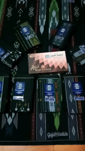 New Sarung Gajah Duduk Asia Royal Kembang Warna Hitam Original Black Series Premium  Pria Terlaris