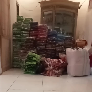 Alas setrika gosok portable ukuran 90x50 cm
