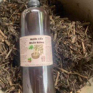Nước cốt ngải cứu rừng 1L - Tắm ngâm chân ngâm mông - Làm ấm lưu thông khí huyết sạch da hỗ trợ sức khoẻ xương khớp