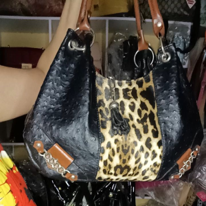 Túi xách tay nữ da đà điểu phong cách lịch thiệp sang trọng