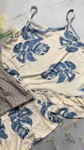 Bộ đồ ngủ cho nữ thun lạnh 2 dây FREESIZE 43-48kg - Bộ mặc nhà nữ - 2DAYBEO