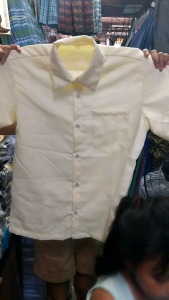 POLO CREAM WITH SLIT