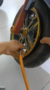 Đầu bơm lốp xe tăng áp khi cần hơi lớn