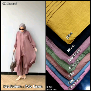Setelan Baju Wanita Hijab: Fashion Dress Tunik & Celana
