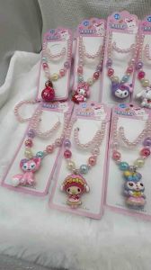 ⭐️Ready Stock⭐️有现货Childrens Luminous Kuromi Necklace Bracelet Set Princess