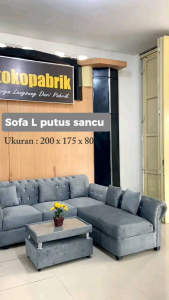 Sofa L Sancu / Sofa Ruang Tamu Modern Bisa Request Warna Harga Termurah