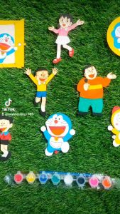 Bộ đồ chơi gỗ tô màu sáng tạo nhiều chủ đề cho bé