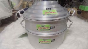 Xửng hấp nhôm ( không kèm vỉ hấp xôi nhỏ) KIM HẰNG SIZE TO 44cm 46cm 50cm 56cm chính hãng bảo hành tại KIM HẰNG