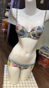 Bộ đồ bơi XK cotton mút vừa trơn hoạ tiết động vật dễ thương