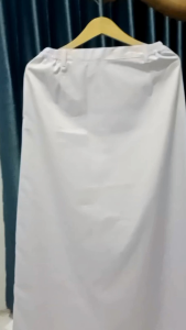 Setelan perawat putih baju dan Rok/Seragam dinas putih