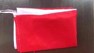 Bendera indonesia merah putih satin 120x80 full