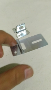 Cantel plat kunci gembok ukuran 2 in 5cm lengkap dengan skrup