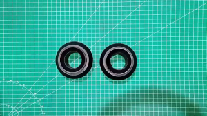 Karet Support shockbreaker Zebra Esspas 1set 2pcs bahan karet ban .