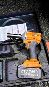 21v 700nM heavy-duty Mekanikal Brushless Cordless Impact Wrench 4.0ah Battery special untuk Buka kereta tayar