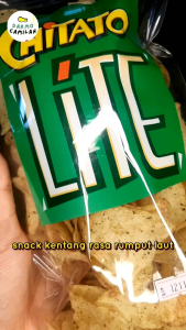 DARMO CAMILAN - Lays Chitato Lite Rumput Laut Curah 150gr